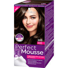 Краска-мусс для волос Schwarzkopf Perfect Mousse 300 Черный каштан