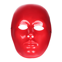 Маска лицо красный Carnival toys