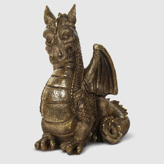 Декоративная Новогодняя фигура Полиформ Символ года Дракон бронза 45 см Poliform