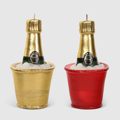Свеча шампанское Mercury NY 7х14 см в ассортименте