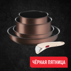 Набор посуды со съемной ручкой Ingenio Eco Respect 5 предметов 16/20/22/28 см L7609153 Tefal