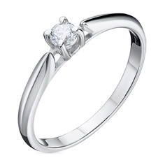 Кольцо из серебра э0612кц04203084_white ЭПЛ Даймонд