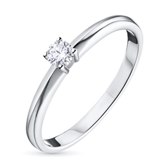 Кольцо из серебра э0612кц12154200_white ЭПЛ Даймонд
