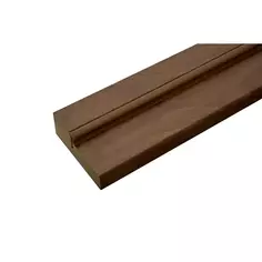 Дверная коробка Тренд 2100x70x28 мм финиш-бумага ламинация цвет дуб коричневый (комплект 2.5 шт.) Принцип