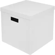 Коробка складная для хранения 30x31x31 см картон белый 2 шт Storidea