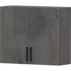 Шкаф навесной Парма 80x67.6x29 см ЛДСП цвет серо-коричневый Без бренда