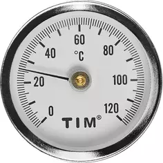 Термометр накладной 120 С 1/2" шток 20 мм Без бренда