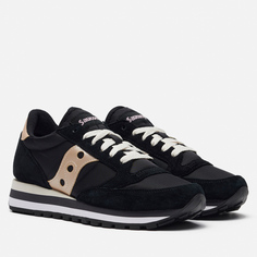 Женские кроссовки Saucony Jazz Triple, цвет чёрный