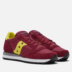 Женские кроссовки Saucony Jazz Original, цвет бордовый