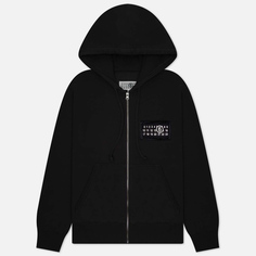 Мужская толстовка Maison Margiela MM6 Through Zip Hoodie, цвет чёрный
