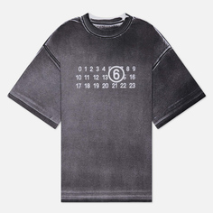 Мужская футболка Maison Margiela MM6 Numerical Logo Print, цвет белый