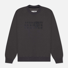 Женская толстовка Maison Margiela MM6 Triple Logo Crew Neck, цвет серый