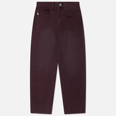 Мужские джинсы thisisneverthat Classic Denim Regular Fit, цвет бордовый, размер L