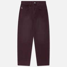 Мужские джинсы thisisneverthat Classic Denim Regular Fit, цвет бордовый