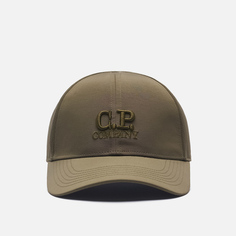 Кепка C.P. Company Chrome-R Logo, цвет оливковый