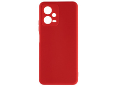 Чехол Zibelino для Xiaomi Redmi Note 12 5G/Poco X5 5G Soft Matte с микрофиброй Red ZSMF-XIA-X5-5G-RED