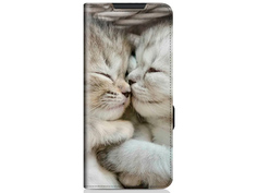 Чехол DF для Honor X8a Flip Print Art120 Black hwFlip-116
