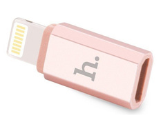 Аксессуар Hoco Lightning - MicroUSB Rose Gold 6957531025740