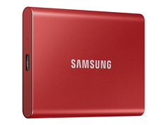 Твердотельный накопитель Samsung Portable T7 1Tb Red MU-PC1T0R/WW