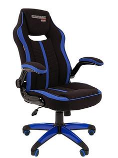 Компьютерное кресло Chairman Game 19 Black-Blue 00-07069643