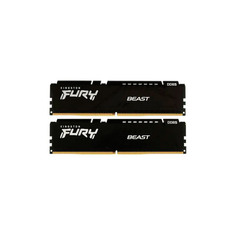 Модуль памяти Kingston Fury Beast Black DDR5 DIMM 6000Mhz PC48000 CL40 - 16Gb Kit (2x8Gb) KF560C40BBK2-16