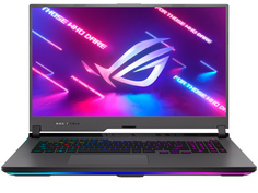 Ноутбук ASUS ROG STRIX G17 G713RM-KH092W 90NR08K4-M00510 (AMD Ryzen 7 6800H 3.2Gh/16384Mb/512Gb SSD/nVidia RTX 3060 6144Mb/Wi-Fi/Bluetooth/Cam/17.3/1920x1080/Windows 11 64-bit)