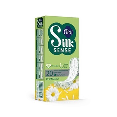 Прокладки ежедневные OLA! Silk Sense Light Прокладки тонкие женские ежедневные мультиформ, аромат Ромашка 20