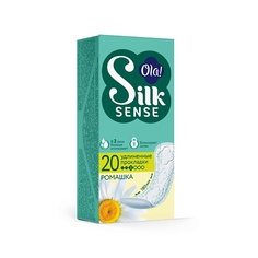 Прокладки ежедневные OLA! Silk Sense Ежедневные женские удлиненные прокладки, аромат Ромашка 20
