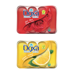 Мыло твердое DOXA Мыло туалетное BEAUTY SOAP Лимон, Роза 480