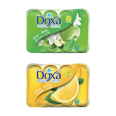 Мыло твердое DOXA Мыло туалетное BEAUTY SOAP Лимон, Яблоко 480