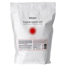 Соль для ванны MARESPA Английская соль для ванн с магнием EPSOM с натуральными маслами розмарина и мяты 4000