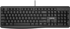 Клавиатура Canyon KB-50 CNE-CKEY5-RU 105 кл., slim, 1.5 м, черный