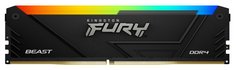 Модуль памяти DDR4 16GB Kingston FURY KF426C16BB2A/16 Beast RGB Black PnP 2666MHz CL16 1Rx8 1.2V 288-pin 8Gbit