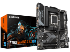 Материнская плата ATX GIGABYTE B760 GAMING X AX (LGA1700, B760, 4*DDR5 (7600), 4*SATA 6G RAID, 3*M.2, 3*PCIE, 2.5Glan, WiFi, BT, HDMI, DP, USB Type-C,