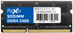 Модуль памяти SODIMM DDR4 8GB Flexis FUS48G2400CL17 2400MHz PC4-19200 1,2V