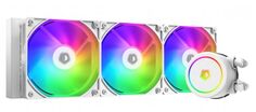 Система охлаждения жидкостная ID-Cooling FX360 ARGB WHITE LGA2066/2011/1700/1200/115X/AM5/AM4 (3*120Ч120Ч25mm, 500-1800rpm, 76.16CFM, 35.2dBA, 4-pin P