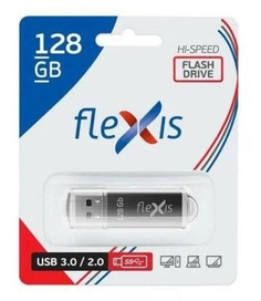 Накопитель USB 3.0 128GB Flexis RB-108 Gen 1 (5 Гбит/с), чёрный