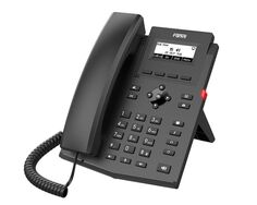 Телефон VoiceIP Fanvil X301W 2xEthernet 10/100/1000, LCD 128x48, дисплей 2,3, 2 аккаунта SIP, G722, Opus, Ipv-6, порт для гарнитуры, книга на 1000 зап