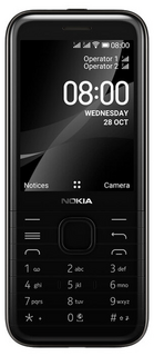 Мобильный телефон Nokia 8000 4G DS Black 16LIOB01A18