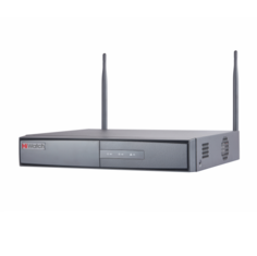 Видеорегистратор HiWatch DS-N304W(B) 4-х канальный WiFi 2.4ГГц видеовход: 4*IP 4Мп, видеовыход: VGA и HDMI до 4К, аудиовыход, RCA, видеосжатие H.265+/