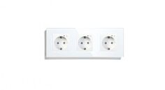 Розетка Sibling Powerswitch-W3-W умная белая встраиваемая