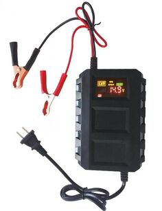 Зарядное устройство Digma DCB-50 клеммы, 14.8В, 8А, ёмкость заряжаемой батареи: 20-120 А*ч