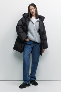 пальто женское Куртка-пуховик oversize на натуральном утеплителе Befree