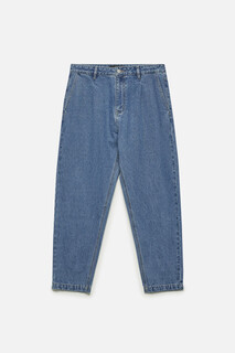 брюки джинсовые мужские Джинсы-бананы широкие со складками на поясе Befree