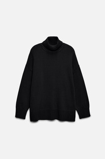 свитер женский Свитер SWEATER свободный с боковыми разрезами Befree