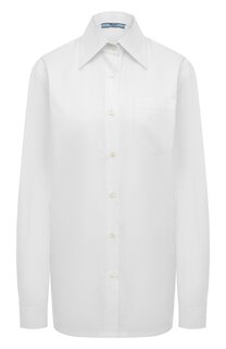 Хлопковая рубашка Prada