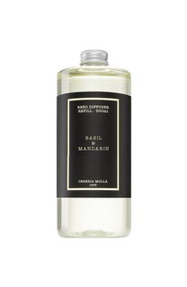 Рефил для диффузора Basil & Mandarin (500ml) Cereria Molla 1899