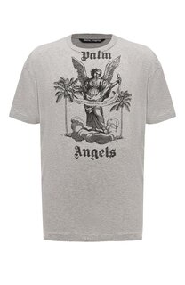 Хлопковая футболка Palm Angels