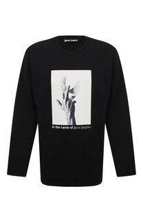 Хлопковый лонгслив Palm Angels