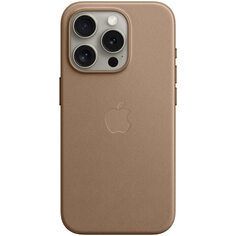 Чехол Apple для iPhone 15 Pro FineWoven Case с MagSafe серо-коричневый